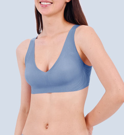 SLOGGI ZERO FEEL 2.0 BRALETTE เสื้อชั้นในไม่มีโครง - Chambray