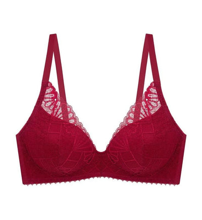 Style Shell เสื้อชั้นในโครงไม่มีโครง ดันทรง แบบดีฟวี - Paprika Red