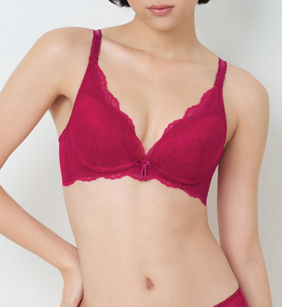Tri-Air Lite Luna เสื้อชั้นในไม่มีโครง ดันทรง แบบดีฟวี - Rosso Masai