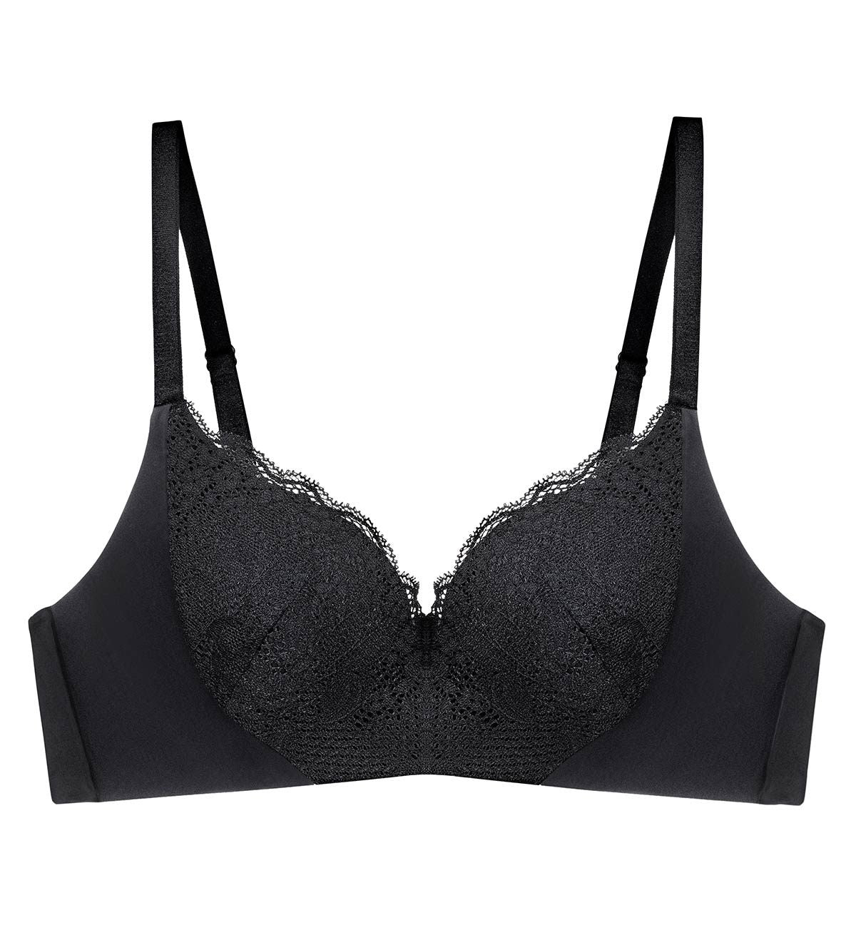 Non-wired Bras, Triumph, Style Leafy Non-Wired Padded Deep V Bra